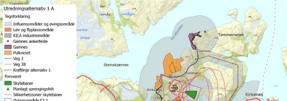 Trekk/ flytt-leier for rein vises som stiplede linjer.