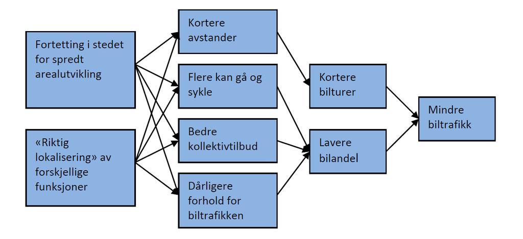 Arealstrukturen (lokalisering og