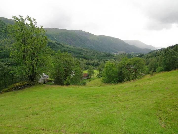 Avgrensing og foto frå området. Hovudtype: Gardslandskap, slåttemark og naturbeitemark (fig. 10). Landskapsregion 22, Midtre bygder på Vestlandet. Region 22.14, Jordbruksbygdene i Sunnfjord.