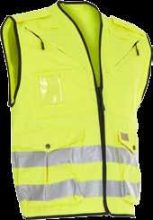 2 SYNLIGHET UNIFORMSVEST, KLASSE 2 54432-106 To refleksstriper rundt liv og på øverste del