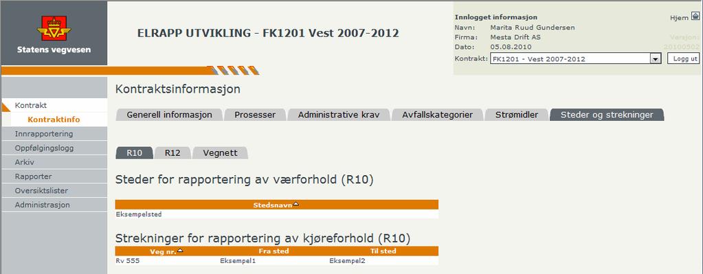 grunn for innrapportering i mengdeskjemaet R12.