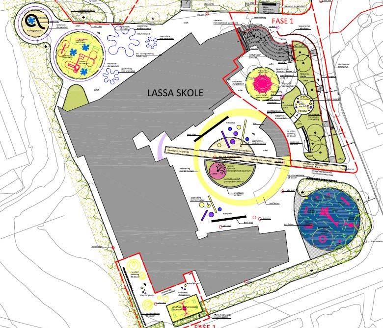 Prosjekt skolegård, Lassa skole x Anleggskategori: Uteområder kommunale bygg Prosjekt skolegård x Bygging Total kostnad: 1 950 000 Budsjett i år: 1 950 000 Rehabilitering av skolegård Lassa