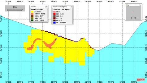 Dispergert Sediment Strandet Nedbrutt Utenfor grid 0 0 1 2 3 4 5 6 7 8 9