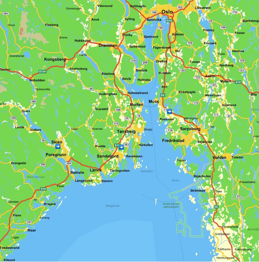 Uønsket utslipp Solumstrand/Langøya/Avløp Klor