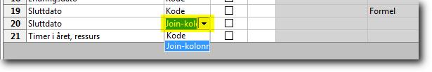 Denne har i motsetning til den som viser verdier fra tabellen, fått Formel i kolonnen Kilde.