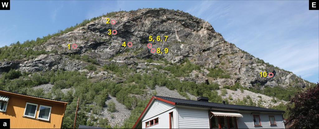 Ramneberget (Årdal kommune) Ramneberget er en 600 m bred og 200 m høy