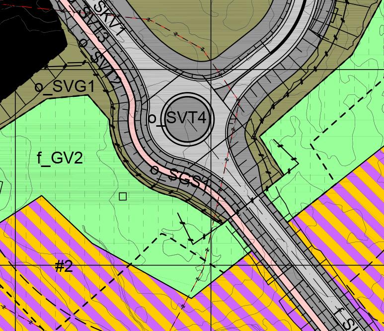 1 2 1 Figur 21: Løsningsforslag for viltsperre og utforming av viltgjerde. 1. Enden på viltgjerdet ved porten er formet slik at det fører viltet tilbake langs gjerdet i motsatt retning. 2. Portløsning og viltrist.