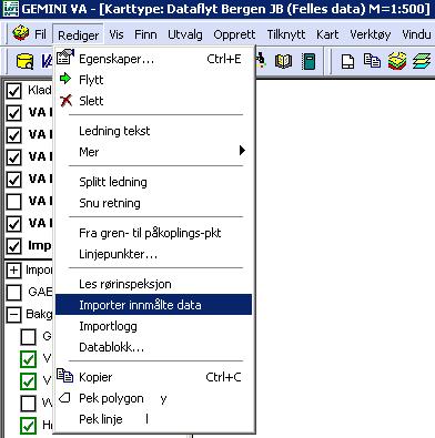 Demo av SOSI Ledning GML dataflyt Import av Bærum GML