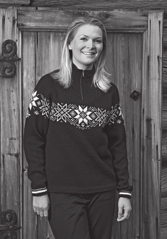 22802 DESIGN: RANDI SUNDE DALETTA RAGLAN GENSER m/ og uten glidelås Størrelse: (XS) S (M) L (XL) XXL Mål: Overvidde: (85) 91(96) 102 (108) 114 cm Lengde: (58) 60 (62) 64 (66) 68 cm Ermelengde: (46)