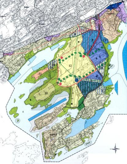 Kommunedelplan for Fornebu i Bærum kommune i 2 steg Bruk av kommunedelplan 2.