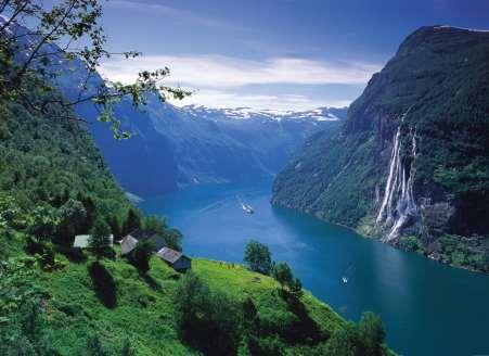 The property displays a full range of the inner segments of two of the world s longest and deepest fjords.