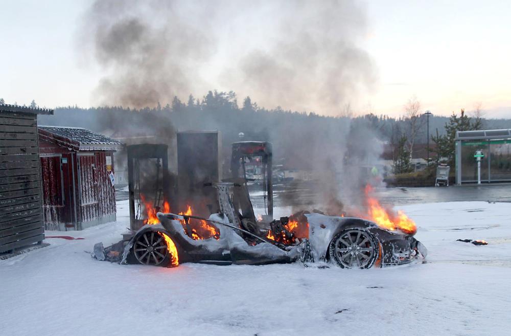 på lading av