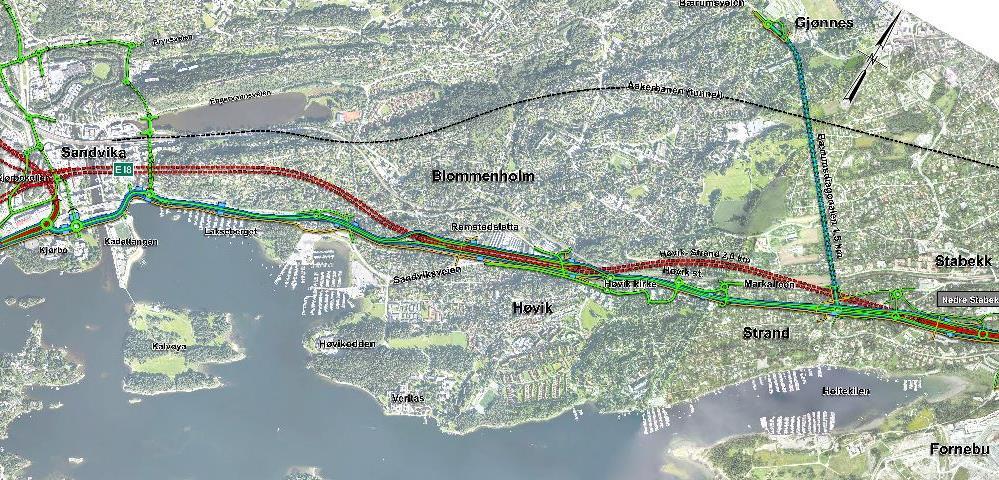 E18 Lysaker- Ramstadsletta