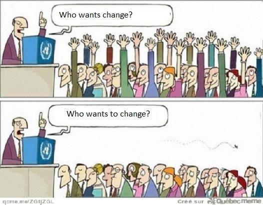 If you change