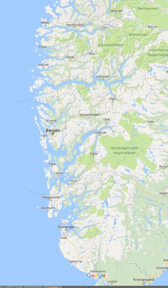 Komande kaiar Sunnfjord sør/ytre Sogn Midthordland Egersund Sauda Granvin?