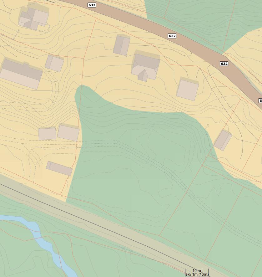 Tegning 103 80 BP2 BP1 BP3 N Fjell i dagen 70 85 m BP5 BP4 75 m Borpunkt x y z Bordybde m prøveserie BP1 566205 6990065 77,0 1,8 0,8 1,7 m kornfordelingsanalyse BP2 566191 6990062 76,8 1,2 BP3 566216