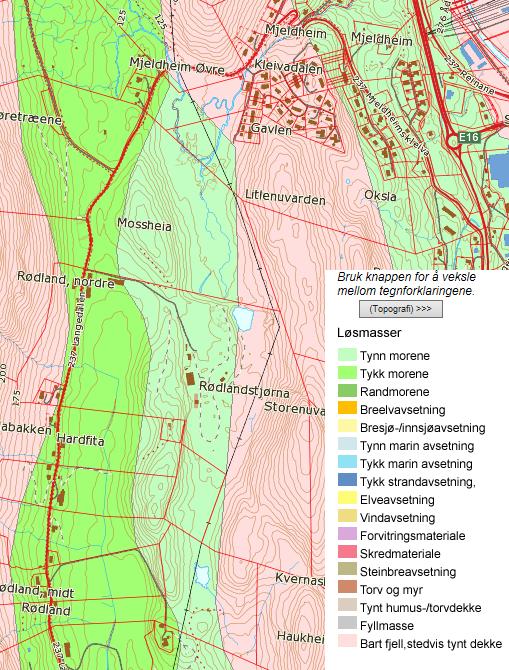 innmarksbeite, myr, åpen jorddekt fastmark, uproduktiv skog og skog av høy og