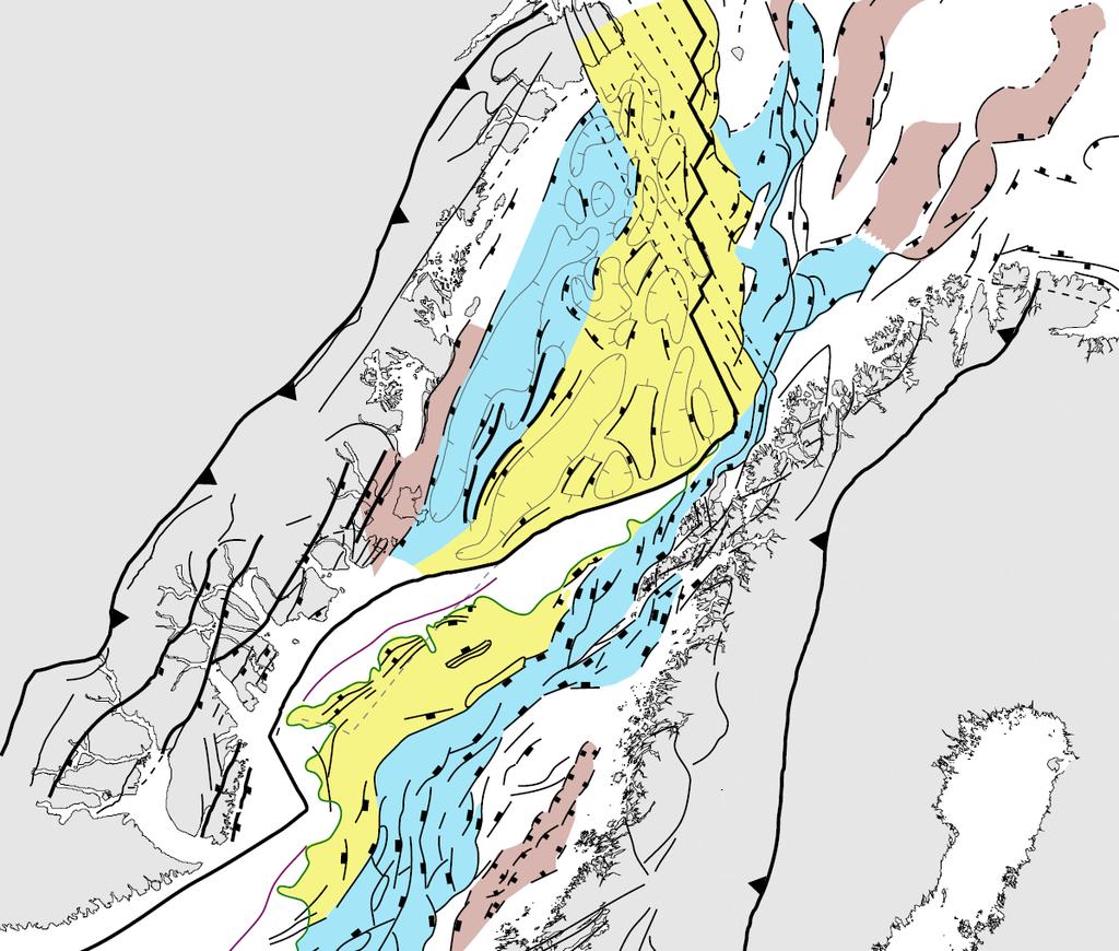 Rekonstruksjon: Sedimentbassengene mellom Norge og