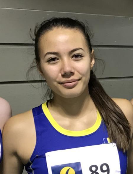 Fin helg var det for de tre 15-åringene. Cathrine Trøen (16) løper meget solid på 60m om dagen. Denne gang ble det 8,16 i forsøket, mens hun i finalen ble nummer 8 med 8,18.