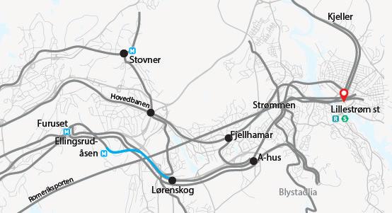 En slik forlengelse vil erstatte alle ekspressbusser mellom Lørenskog og Oslo, og dermed gi bedre utnyttelse av eksisterende infrastruktur.