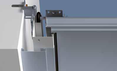 standardstørrelser og moderniseringsstørrelser. Klaringen mellom veggen og portkarmen (maks. 35 mm) kan dekkes ved hjelp av karmsettet.