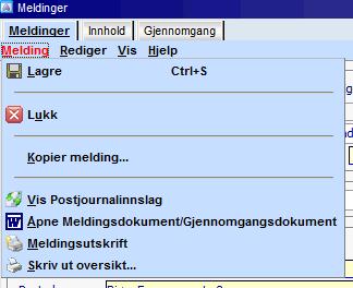 Fornavn, Etternavn, Fødselsnr, Mor, Far -fornavn, etternavn og fødselsnummer på barnet fylles ut på henlagte meldinger som ikke kobles til klient eller på meldinger som ennå ikke er koblet til en