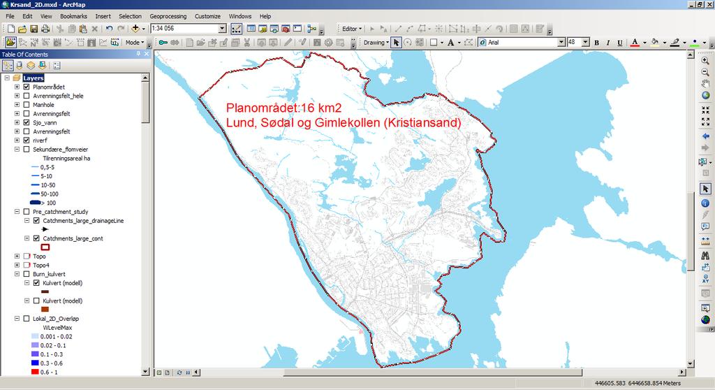 EKSEMPEL: ENKEL KARTLEGGING AV FLOMVEIER OG