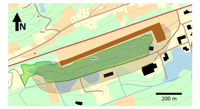 3.2 Eksisterende dokumentasjon om biologisk mangfold I naturbasen (DN 2012, http://geocortex.dirnat.no/silverlightviewer/?