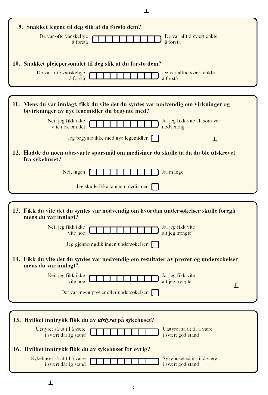 52 Pasientopplevelser i