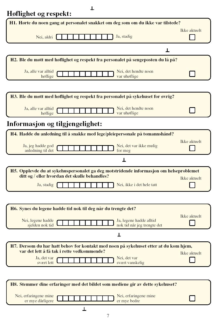 56 Pasientopplevelser i