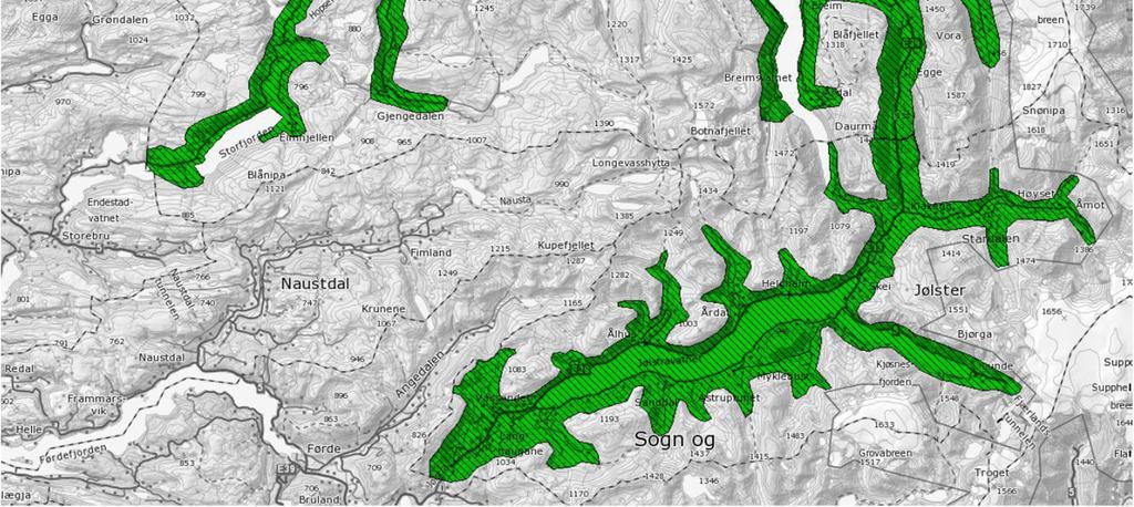 3 km2 i Hornindal Tilbud åpnet forrige uke (2.3.)