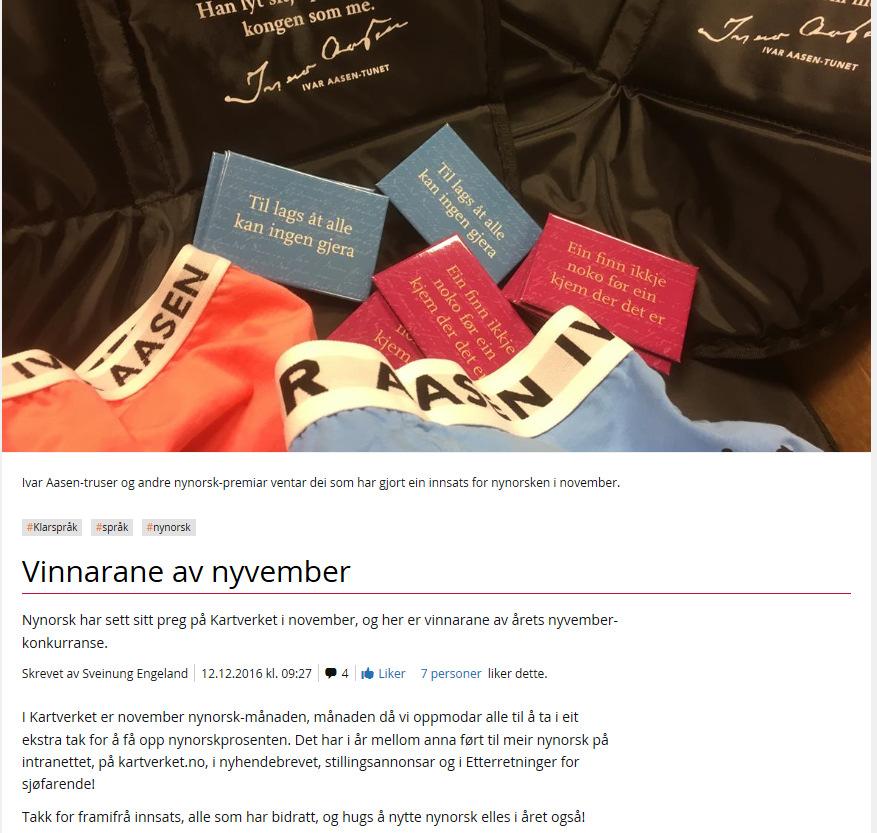 Nynorsk-vinner November: