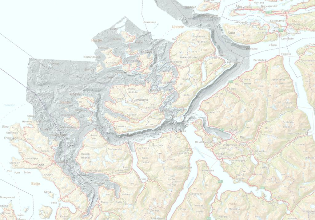 GLaSS-prosjektet Grønn Laser Søre Sunnmøre Ca. 95 km2 Kr. 41.000-55.000,-/km2 (NDH: 3.