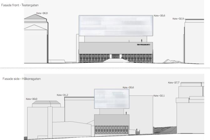 Planforslaget stiller ikke krav til valg av materialer, men det er et krav at bygningene skal gis en god utforming med høy arkitektonisk kvalitet og god materialbruk som gjenspeiler dagens