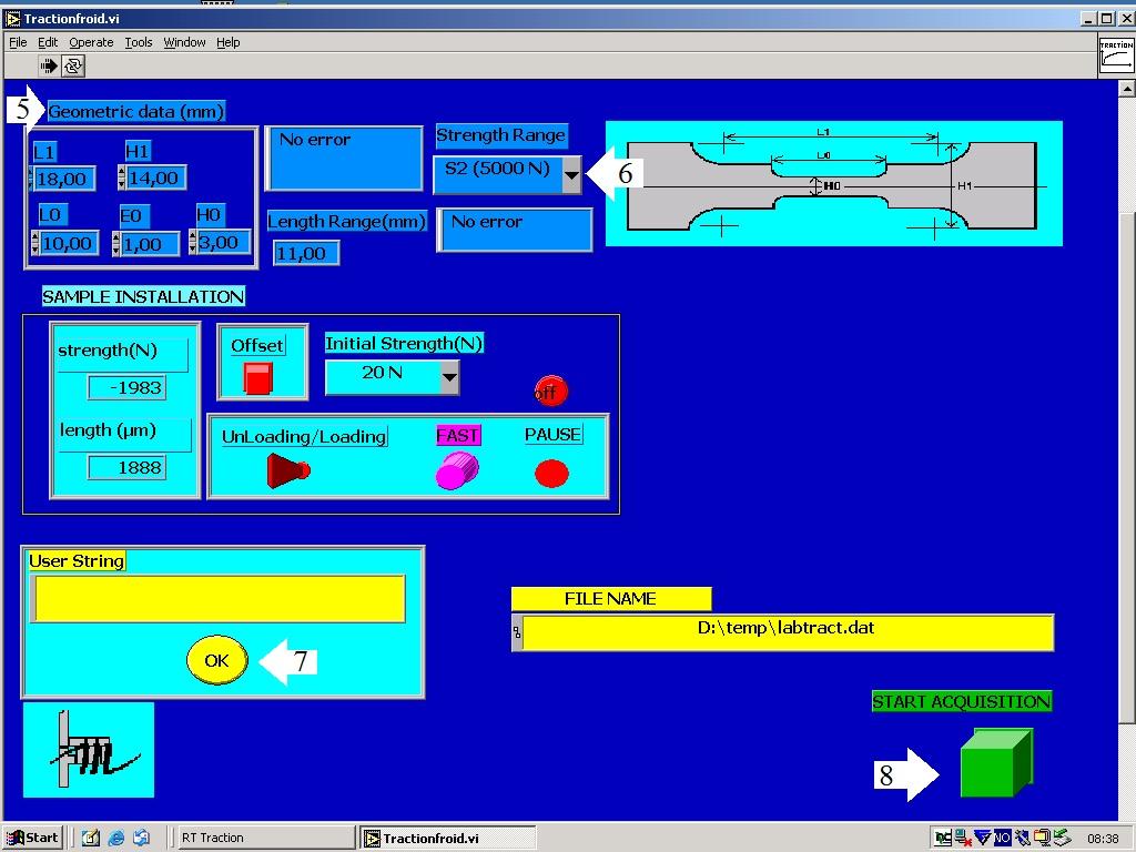 Vedlegg D. User manual 13. Click the flipswitch to Unloading. See Figure 26. 14. Pause ON. See Figure 26. 15.