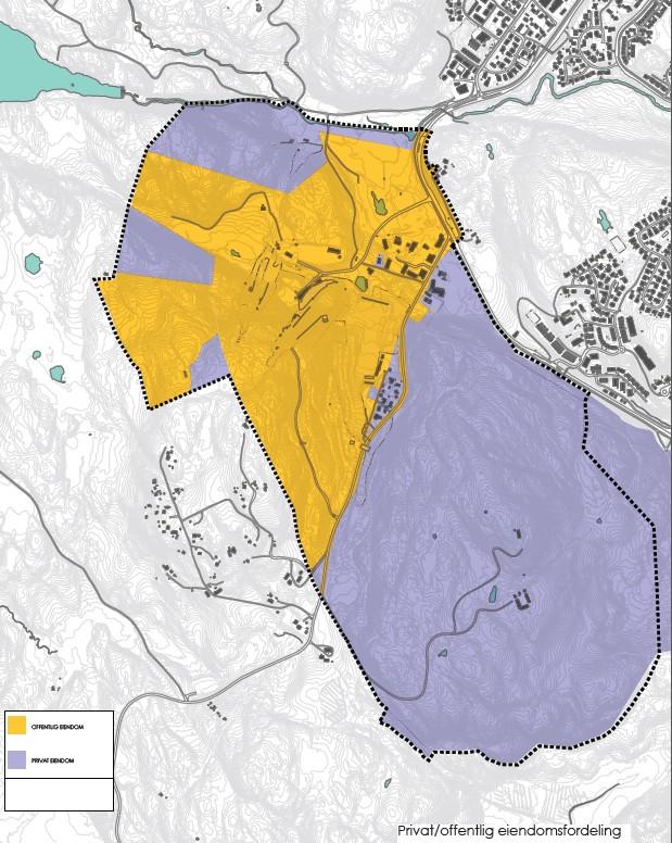 Kort sammendrag av planens innhold Store deler av planområdet ligger innenfor markagrensa, er uregulert og vist som LNFR-areal i kommuneplanens arealdel.