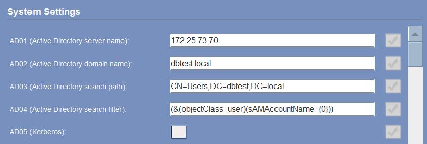 4.3 Active Directory Varsel: Disse innstillingene kan kun utføres av eksperter med passende autorisasjon.