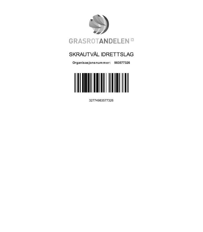 Grasrotandelen er en ordning fra Norsk Tipping, hvor du som registrert spiller kan velge ett lag eller én forening som du ønsker å støtte din Grasrotmottaker.