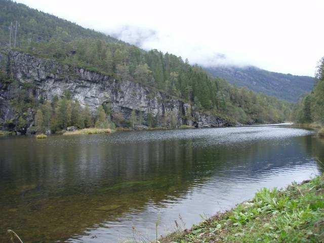 Kartene for vannhastighet, vanndyp og substrat viser derfor hvordan disse fysiske parametrene er ved den nevnte vannføringen.