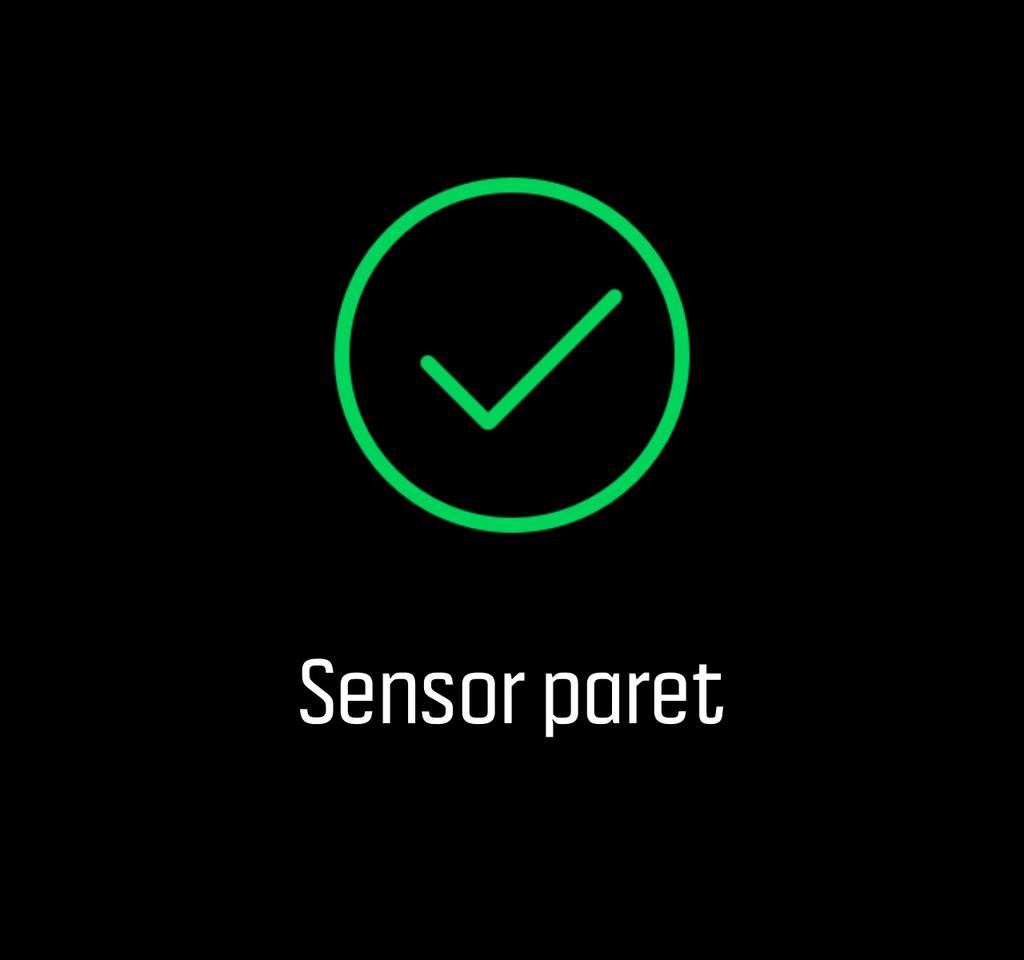 Velg Pare sensor for å få listen over sensortyper. 3.