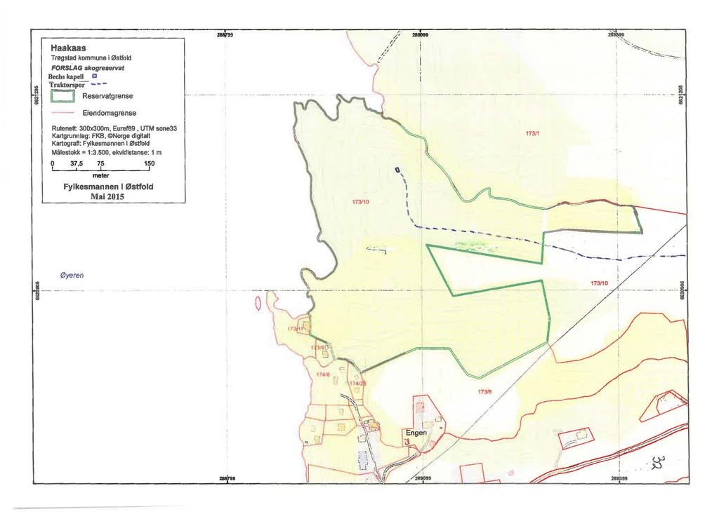 l i' Haakaas Trøgstad kommune i Østfold FORSLAG skogreservat Bee.hs kapeu 1C1 'traktonpor --- O Reservatgrense Eiendomsgrense 19 \ r ~ ~ 28 / ' _.l li /. ' 1'.- :.:;':::;: _~~:.