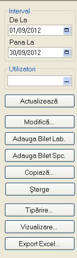 5.1.8.1 Adaugarea unui bilet de trimitere fara conexiune securizata (offline) Pentru adaugarea unui bilet de trimitere, Utilizatorul apasa butonul Adauga bilet Lab sau Adauga Bilet Spc.