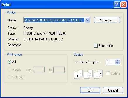 Figura 5.3.29-9 Imprima calup retete 5.2.29.75.3.29.7 Import serii retete electronice Pentru a importa lista seriilor de retete electronice se apasă pe butonul.
