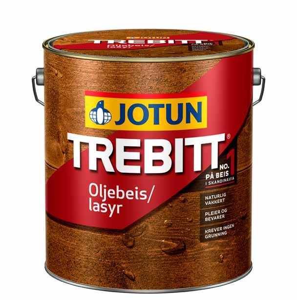 Før 1049,- 899,- OLJEBEIS Trebitt, 10 liter Trenger dypt inn i treverket, gir god