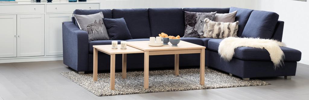 MODULSOFA Byggbare sofaer med mange valgmuligheter! Velg ferdig oppsett eller form ditt eget. Du kan velge tekstil, farge og detaljer som passer deg! Vi former sofaen din for deg!