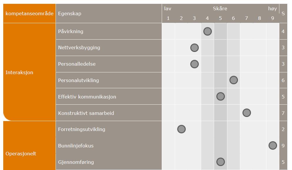 Potensiale på kompetansene sammenlignet med andre ledere Utviklingsverktøy 360 evaluering brukes til utvikling - er ikke en karakterbok i ledelse 360-evaluering er en tilbakemelding på omgivelsenes