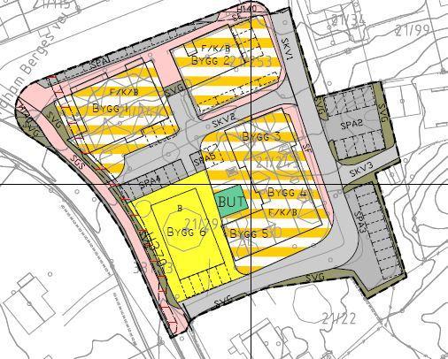 plan har samme planavgrensning som gjeldende plan med untak av