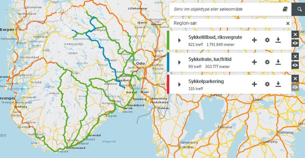 Selvbetjening Data i NVDB er