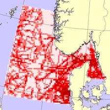 oktober Dekningsgrad Antall km 2 dekning av studieområdet fordelt på år og sesong År 198 26 1981 69 469 1 577 1 173 1982 548 65 899 1984 1 743 899 1985 524 1 52 1 82 1986 387 51 428 1987 1 2 347 1