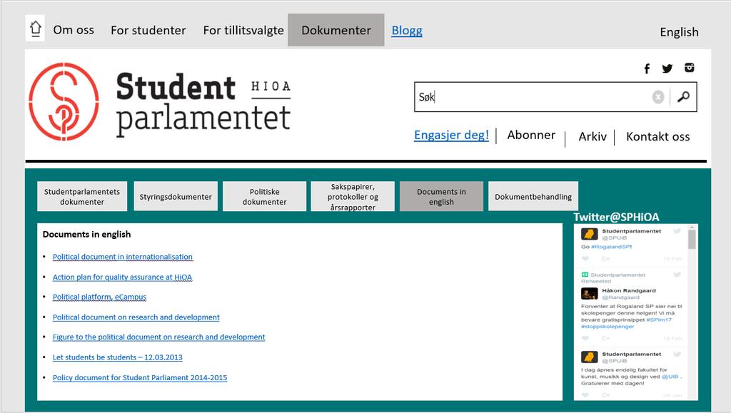 Bilde 18: Dokumenter -> Documents in